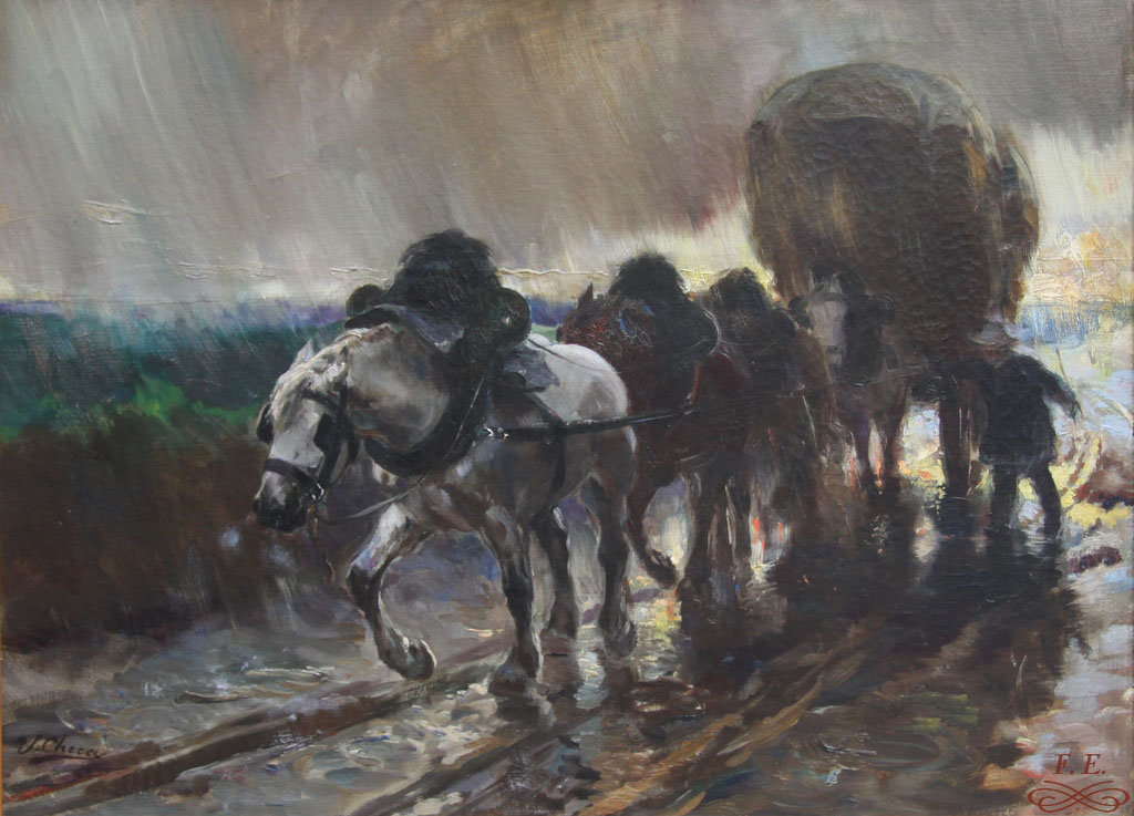 Día-de-Lluvia-Ulpiano-Checa-Colmenar-de-Oreja-Madrid-1860-1916