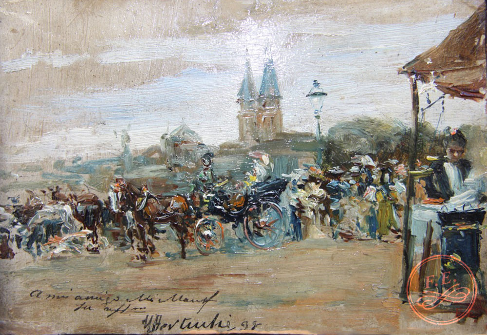 Feria-en-la-Alameda-de-Granada-Mariano-Bertuchi-Granada-1884-Tetuán-1955