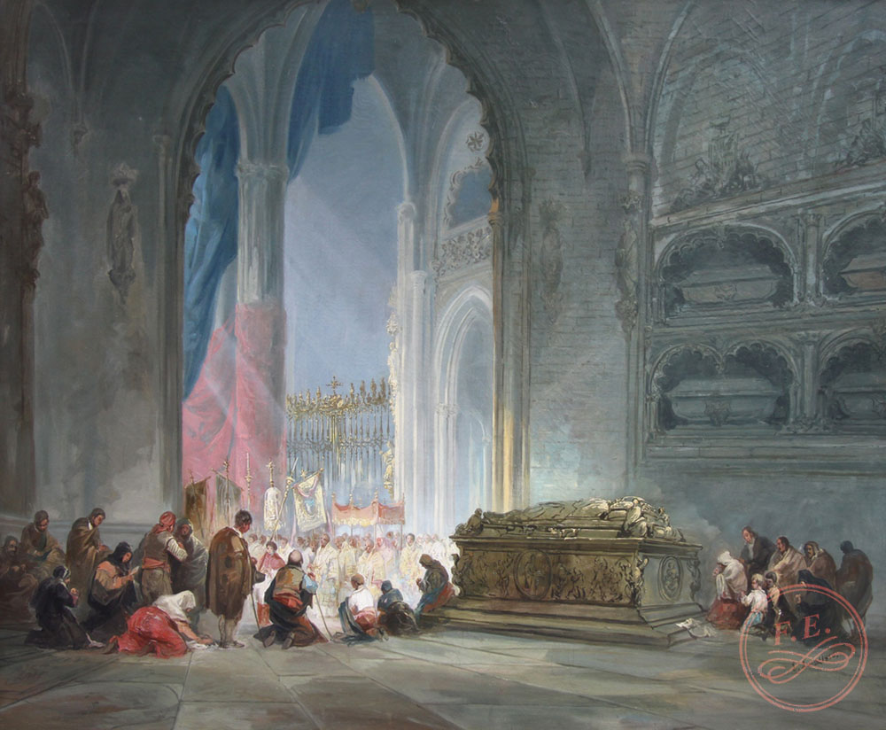 La-procesión-Eugenio-Lucas-Velázquez-Madrid-1817-1870