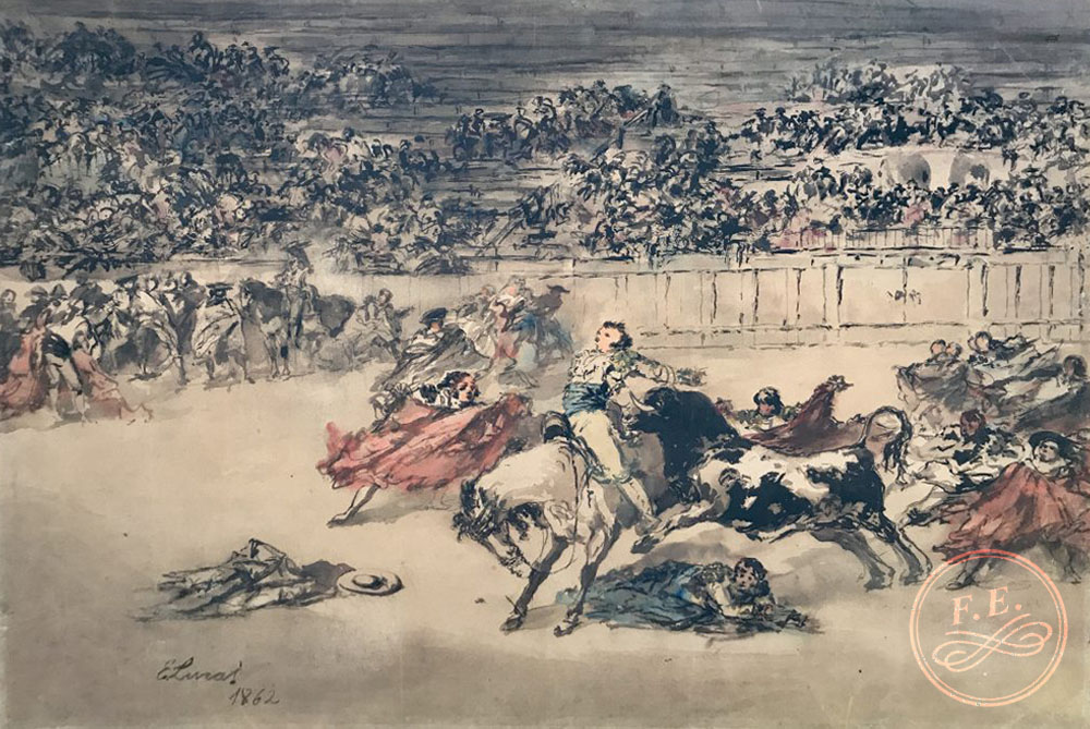 Tauromaquia-I-Eugenio-Lucas-Velázquez-Madrid-1817-1870