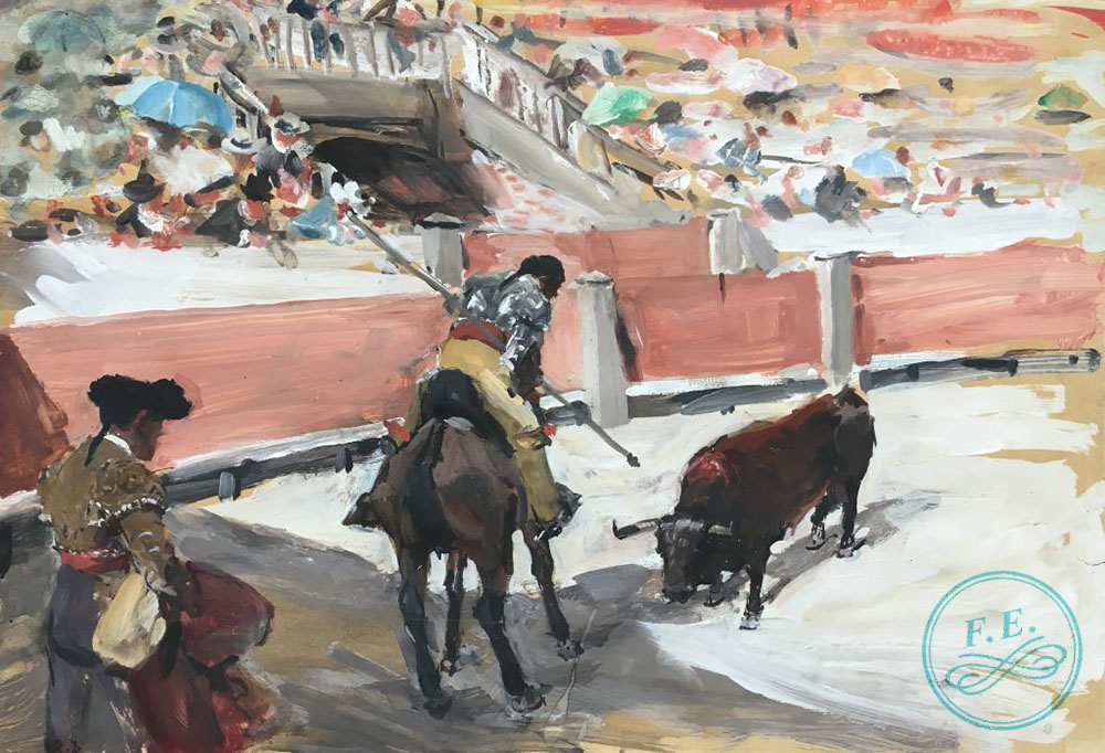 Tauromaquia-Roberto-Domingo-Fallola-Paris-1883-Madrid-1956